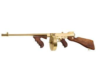 Rifles Long Guns Auto Ordnance ZPAP M70 45ACP AO 1927A-1 45ACP 50RD TITANIUM GOLD PLATE BLEM • Model: ZPAP M70